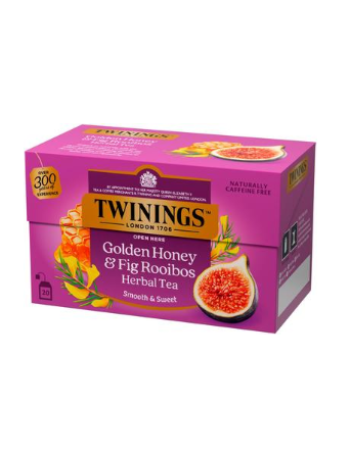 Травяной чай в пакетиках Twinings Golden Honey, Fig & Rooibos 20х2г