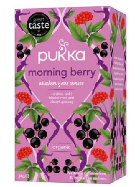 Чай ягодный травяной Pukka Yrttitee Berry 20шт/34г