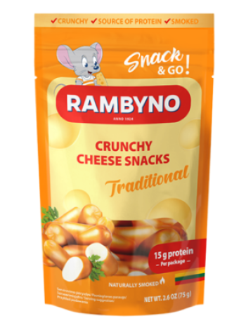 Копченые сырные шарики RAMBYNO Sulatatud suitsujuustusnäkk 75г в пакете