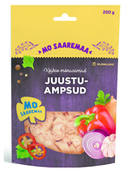 Сырная закуска с паприкой и луком SAAREMAA Juustuampsud 200 г