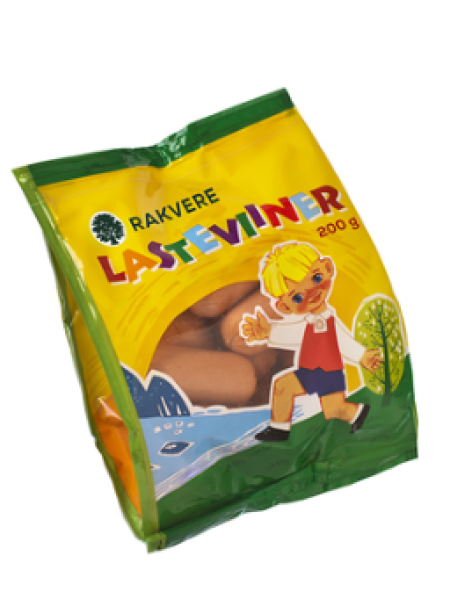 Детские мини сосиски Rakvere lasteviiner 200г