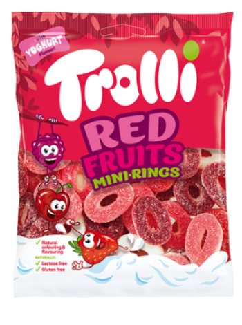 Жевательные колечки TROLLI RED FRUITS 100г