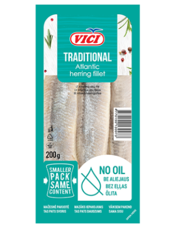 Филе атлантической сельди без масла VICI Atlandi heeringafilee õlita 200 г