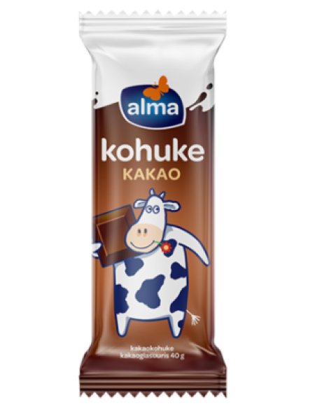 Глазированный сырок в какао-глазури Alma küle 40г