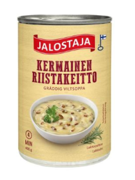 Сливочный суп из дичи Jalostajan 400г в ж/б