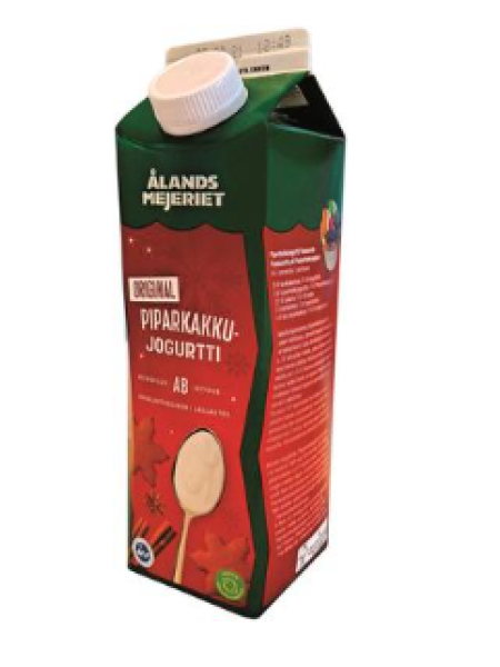 Имбирный йогурт Ålandsmejeriet Piparkakkujogurtti 1кг