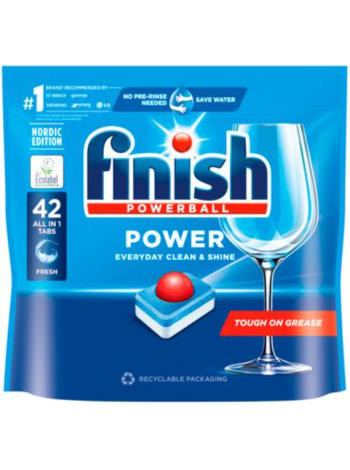 Таблетки для посудомоечной машины Finish Power All in 1 42 шт