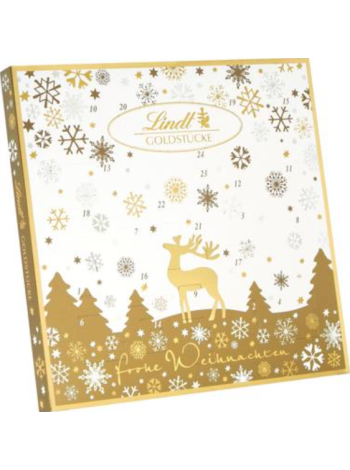 Шоколадный календарь Lindt Gold Stucke 156г