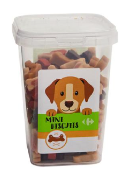 Лакомство для собак мини косточки Carrefour 200г