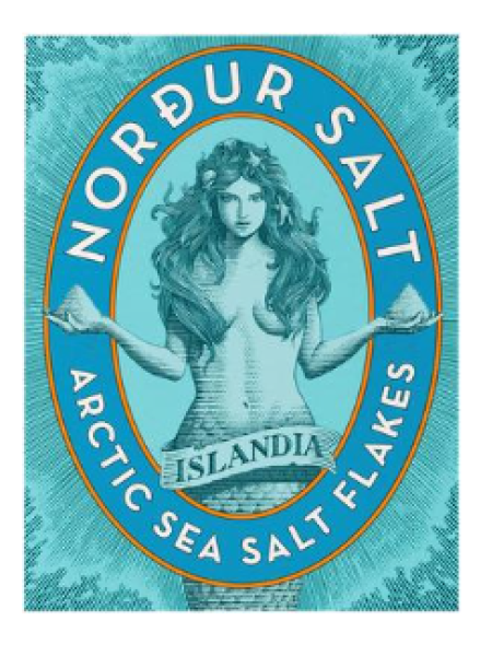 Хлопья арктической морской соли NORDUR sea salt flakes from Iceland 250г