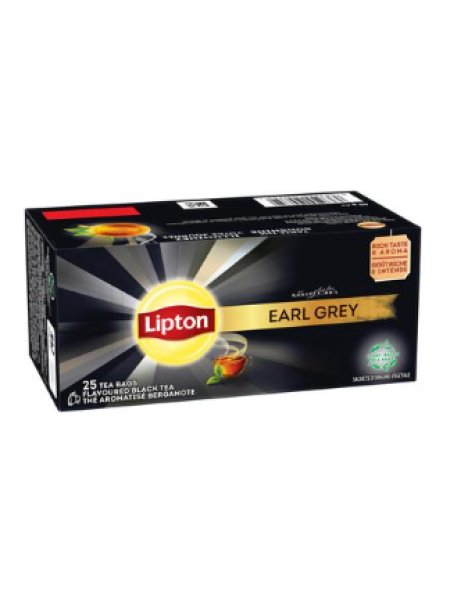 Чай черный с бергамотом Lipton Rich Earl Grey 25 шт