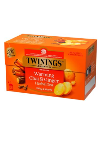 Чайный напиток с имбирем Twinings 20х2г в пакетиках