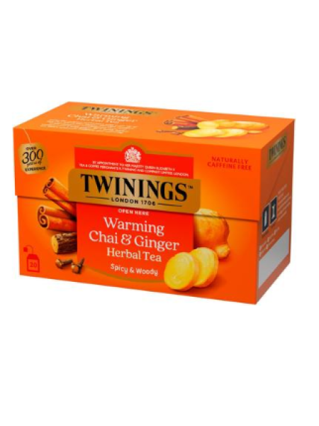 Чайный напиток с имбирем Twinings 20х2г в пакетиках