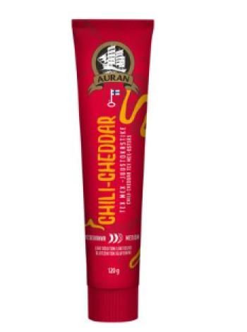Соус сырный с перцем чили Auran Chili-cheddar juustokastike 120г