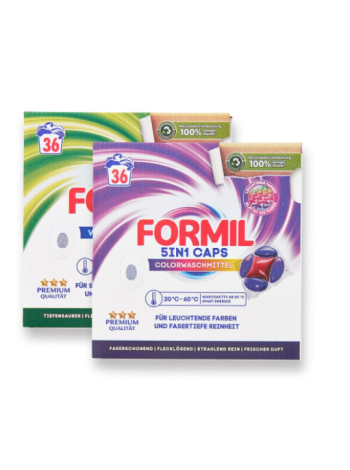 Капсулы для стирки белья Formil 5 in 1 36шт
