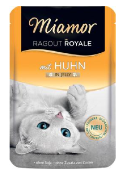 Влажный корм для кошек Miamor Ragout Royale 100г курица в желе