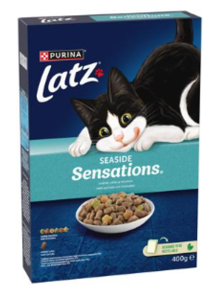 Сухой корм Latz Seaside Sensations Lohta Ja Makuna Kasviksia 400г лосось и овощи