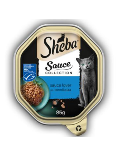 Влажный корм для кошек Sheba Sauce Lover Tonnikalaa 85г тунец в соусе