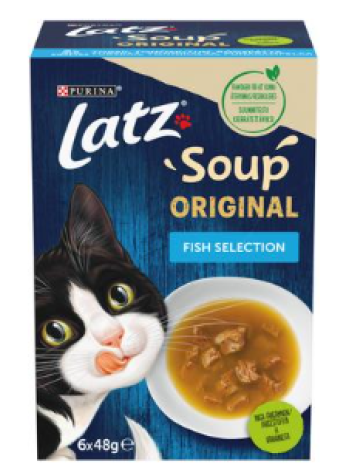 Ассорти супов для кошек LATZ Fish Selection 6х48г