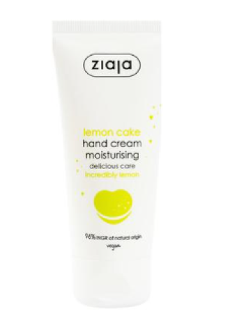  Крем для рук Ziaja Lemon Cake 50мл аромат лимона 
