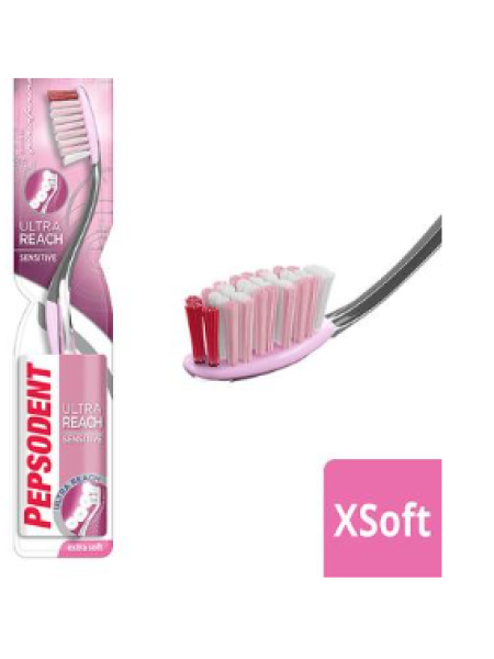 Зубная щетка Pepsodent Ultra Reach Sensitive очень мягкая 1 шт