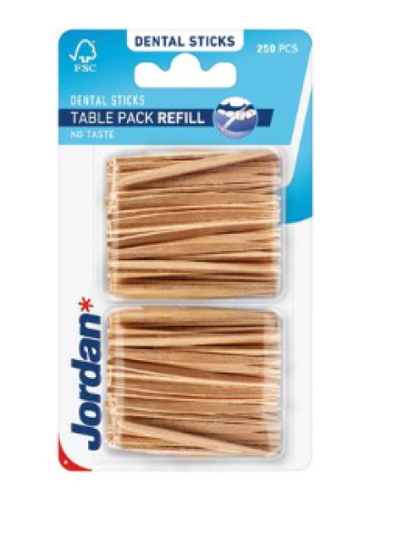 Плоские зубочистки Jordan 2x125 шт