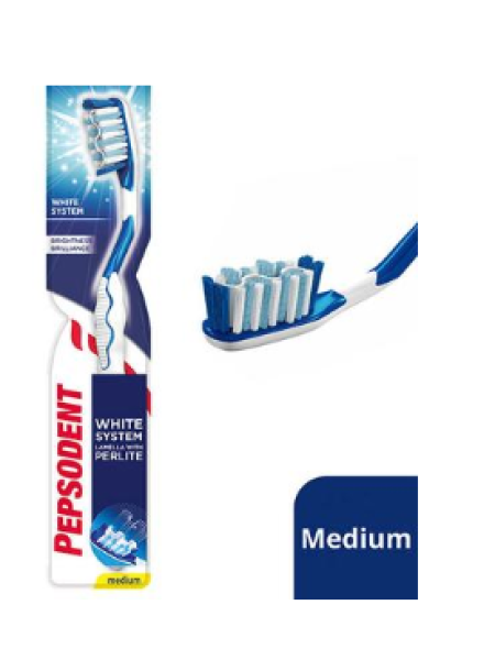  Зубная щетка Pepsodent White System Medium
