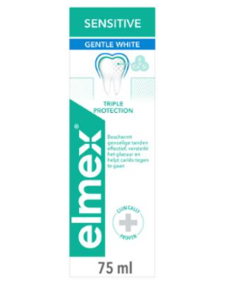 Зубная паста Elmex Sensitive Gentle White 75мл