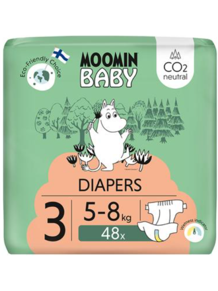 Подгузники Muumi Baby Diapers № 3  48 шт 5-8 кг