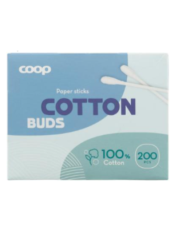 Ватные палочки Coop vanupuikot 200шт