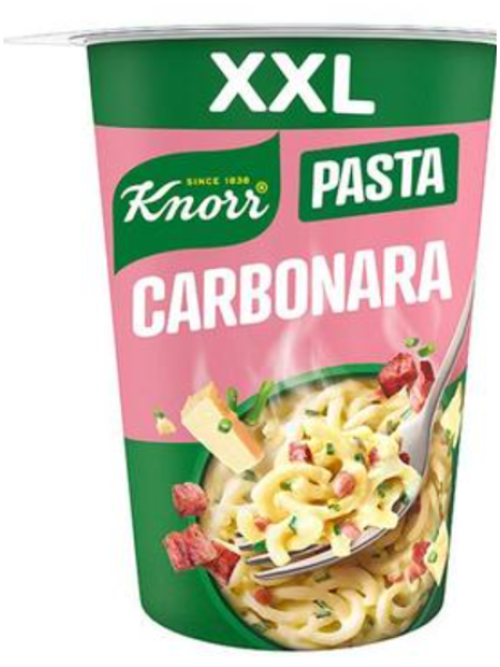 Готовая паста Knorr Snack Pot Big Carbonara 92г