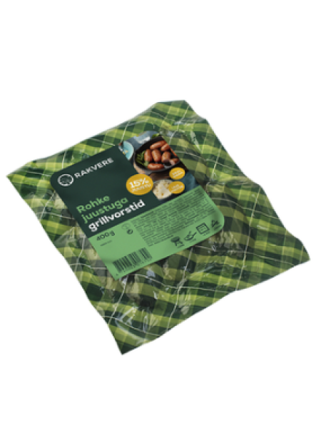 Колбаски гриль с большим количеством сыра RAKVERE 400 г