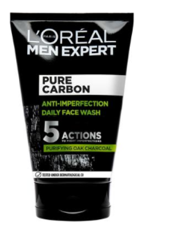 Гель мужской для умывания лица L'Oréal Paris Men Expert Pure Carbon 100мл