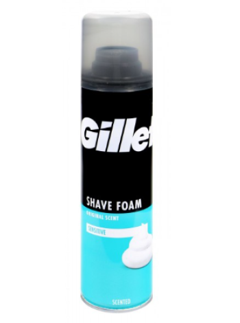 Пена для бритья Gillette Sensitive Skin 200 мл