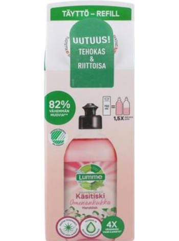 Средство для мытья посуды Lumme Omenankukka 750 мл аромат яблоневый сад