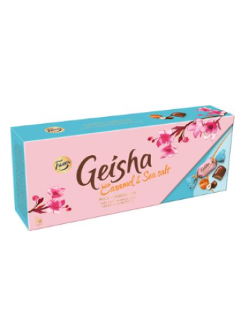 Конфеты шоколадные Fazer Geisha 250г Карамель и морская соль 