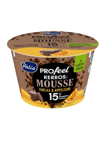 Протеиновый слоеный мусс шоколадно-апельсиновый Valio PROfeel 150г без лактозы