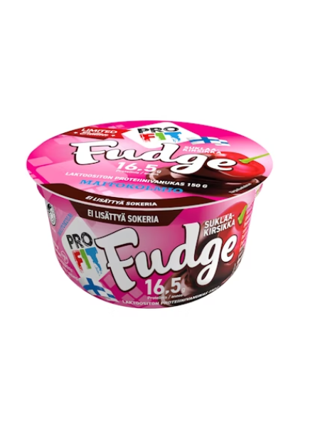 Шоколадно-вишневый протеиновый пудинг Profit Fudge 150г без лактозы