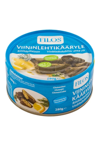 Рулет с рисовой начинкой из виноградных листьев Filos viininlehtikääryle 280г