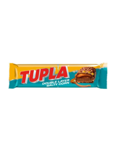 Шоколадный батончик Tupla Double Layer Salty Corn 48г