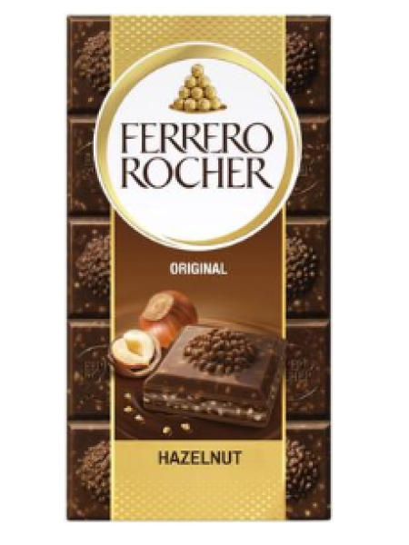 Плитка молочного шоколада Ferrero Rocher Original 90г НОВИНКА!!!