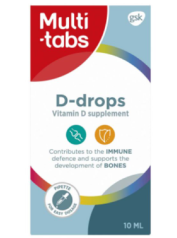 Капли Витамин Д для детей MULTI-TABS D-TIPAT 10мл