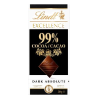 Плиточный горький шоколад Lindt Excellence 99% 50 г