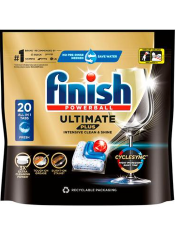  Таблетки для посудомоечной машины Finish Ultimate Plus 20 шт