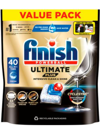  Таблетки для посудомоечной машины Finish Ultimate plus 40 шт