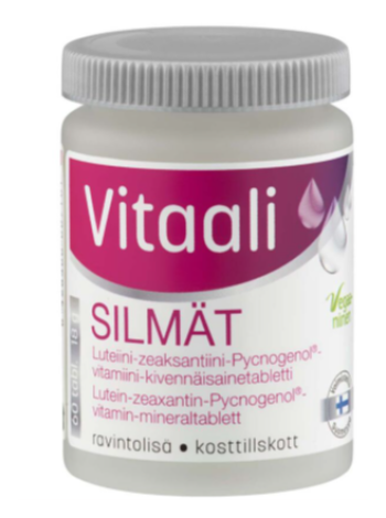 Витаминно-минеральные таблетки для здоровья глаз VITAALI SILMÄT 60шт