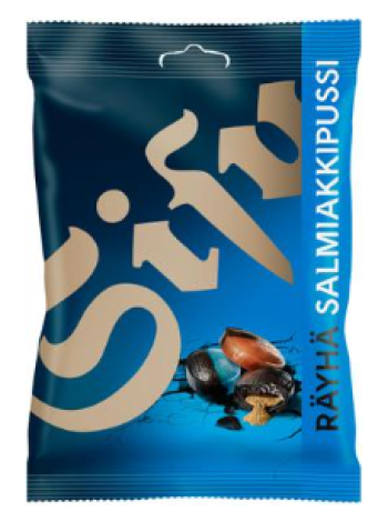 Ассорти лакричных конфет Sisu Räyhä Salmiakki 160г