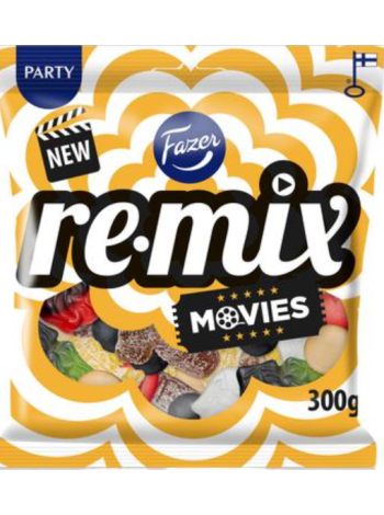 Ассорти жевательных конфет Fazer Remix Movies 300г