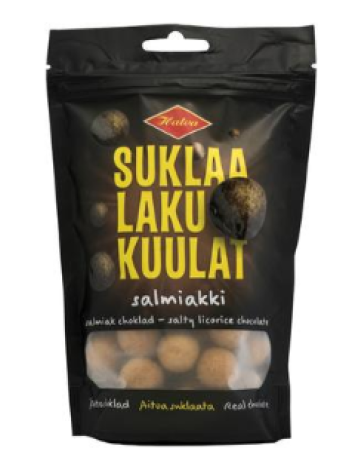 Шоколадные шарики с солодкой Halva Suklaalakukuulat 120 г