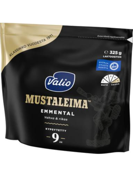 Сыр Valio Mustaleima Emmental 325г